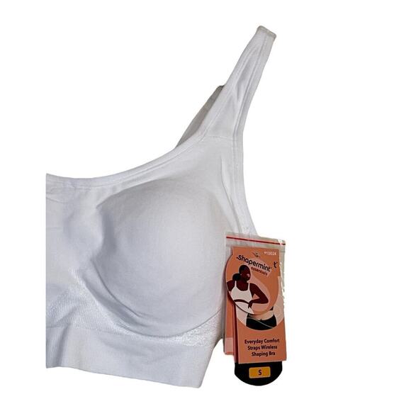 Shapermint Women's Everyday Comfort Straps Wireless Shaping Bra Size S White NWT - Picture 5 of 8